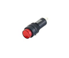 Kontrolka červená LED 12V plast pr. 12mm