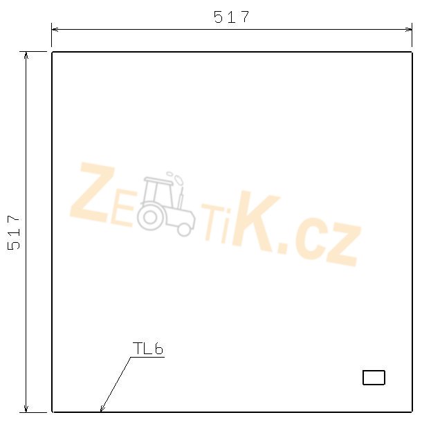 Sklo přední MK1 Z3011