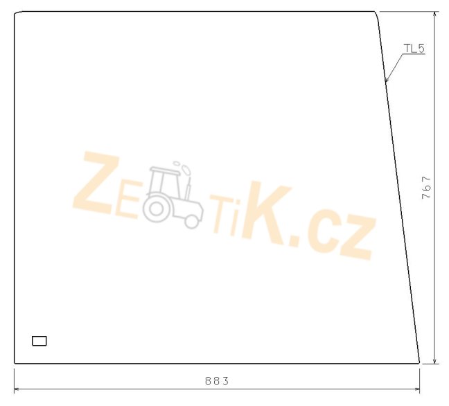 Sada skel malé kabiny Z4011 Lipan
