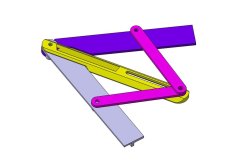 Pravítko na značení střednice úhlů