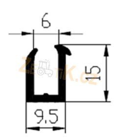 Profil U Z3011 orig. nízký