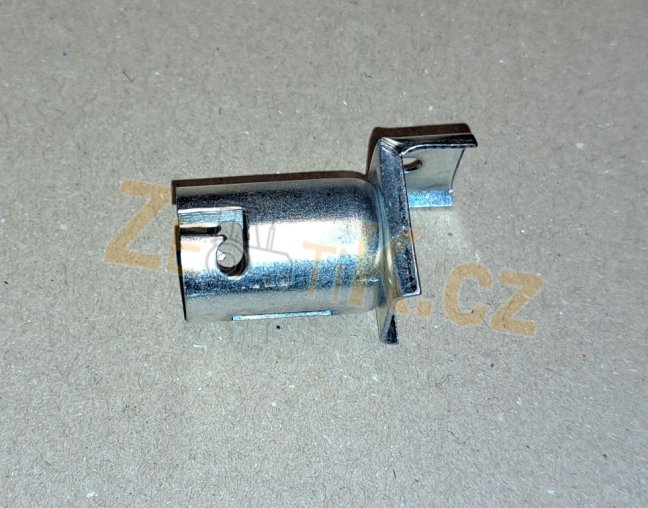 Kovové pouzdro patice BAY15d pro 2 vývody