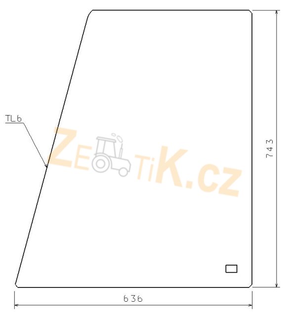 Sada skel malé kabiny Z4011 Lipan