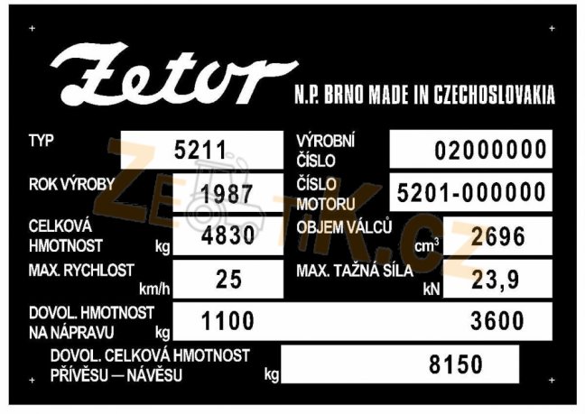 Dotisk údajů na štítek