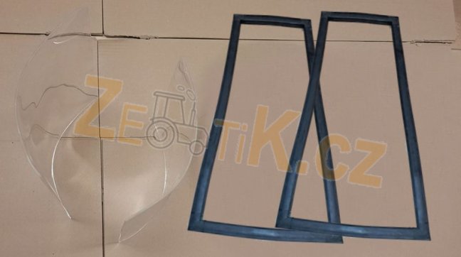 Sada rohové sklá okrúhle kabíny