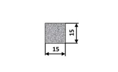 Profil 15x15 mikroporézní