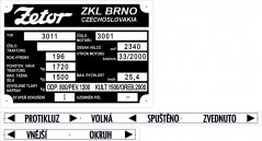 Malá sada - štítky Zetor 3011 pol2