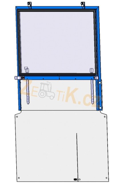 Sada zadní stěny malé kulaté kabiny Z3011