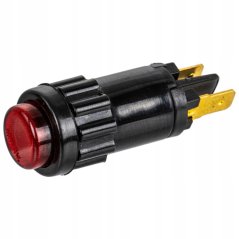 Kontrolka červená 12V 2W BA9S