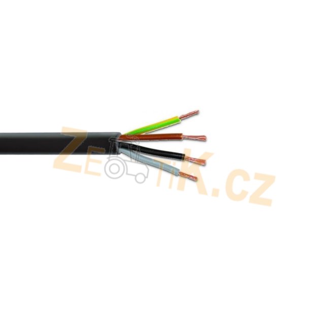 Kabel 4-žílový 4x1,5mm gumový