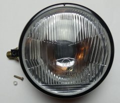 Přední světlomet celokov 170mm H4 LEVÝ