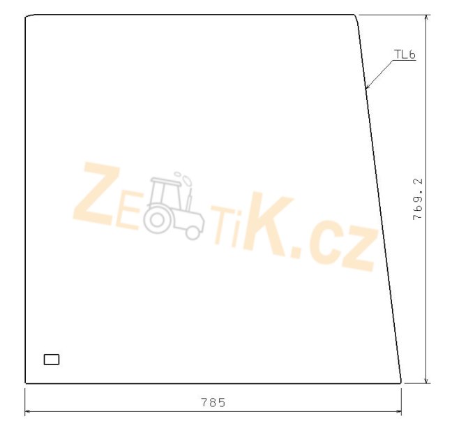 Sada skel malé kabiny Z3011 Lipan