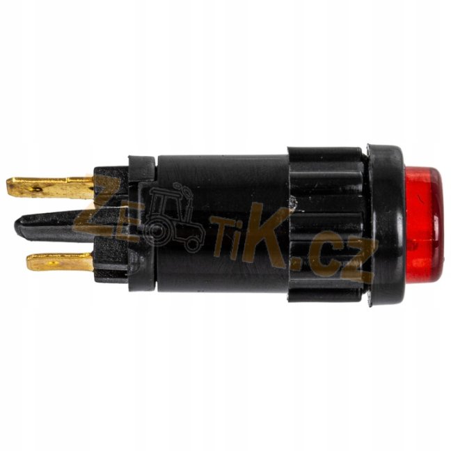 Kontrolka červená 12V 2W BA9S