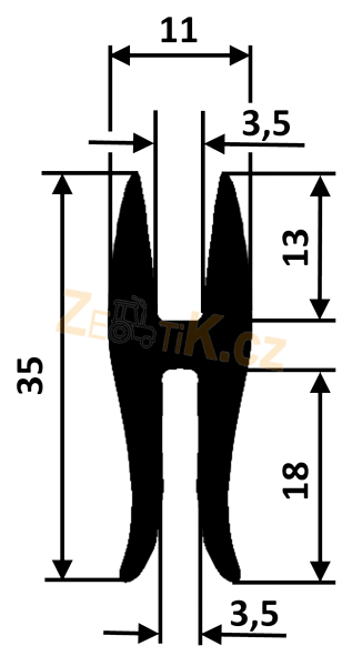 Profil H velký