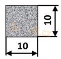 Profil 10x10 mikroporézní