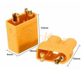 Konektor a zdířka XT30