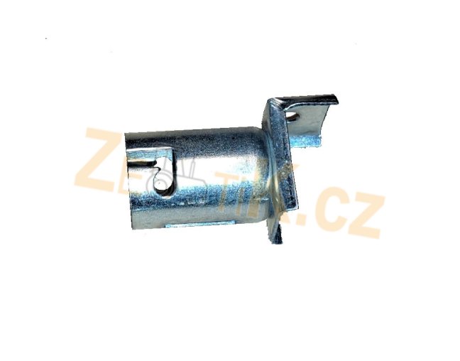 Kovové pouzdro patice BAY15d pro 1 vývod