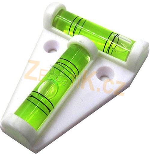 Křížová vodováha plast